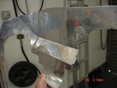 Right rear quarter looking aft