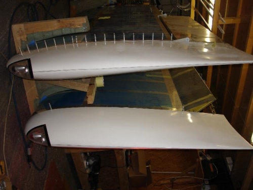 Drilled and fitted the other wing tip