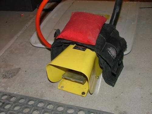 Modified Harbor Freight Air Valve.