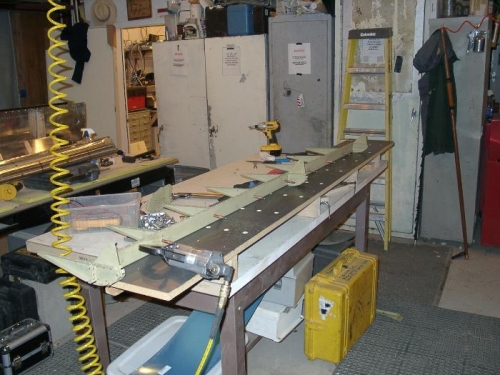 Assembling the Left Flap Skeleton
