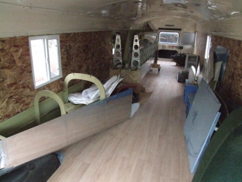 View to the rear