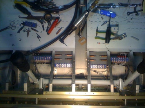 primed decks cleco'd in place