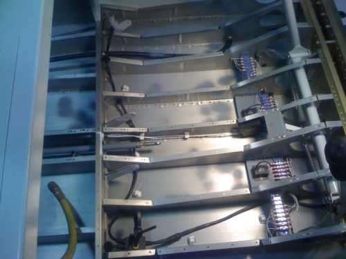 wires installed, not fastened