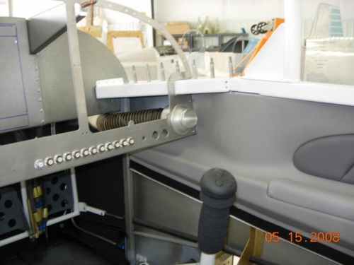 close up of right side