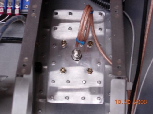 fastened and wired up