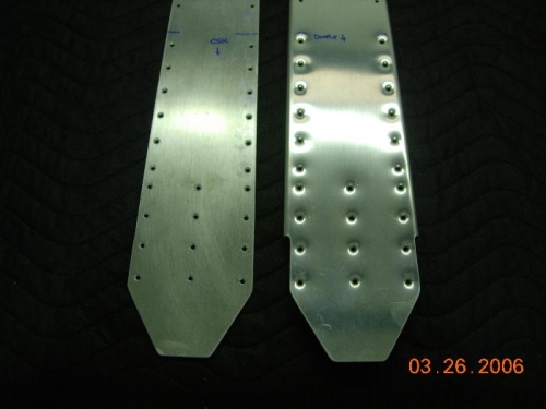 Corner holes for HS411 done