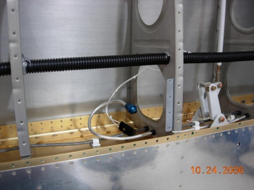 Pitot line and heater electrics