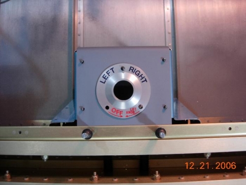 Looking down from seats