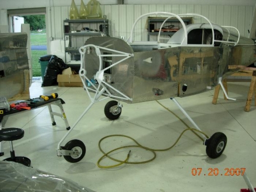 Motor mount temporarily installed