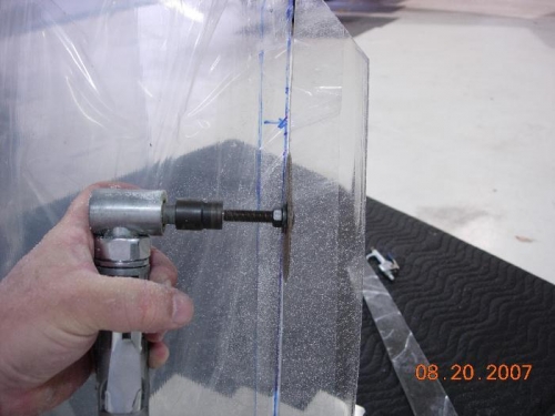 Cutting the side skirts