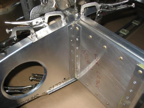 smooth transition of top of main spar