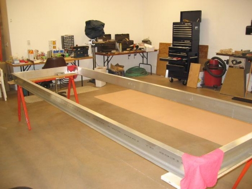 Skeleton of work table