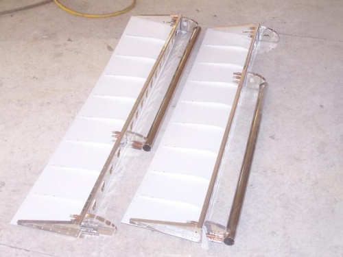 Aileron skeleton assembly.