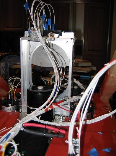 wires to the radio rack