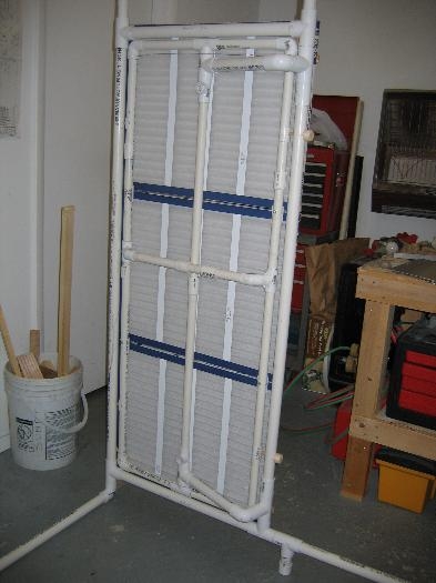 Closeup of door with filters