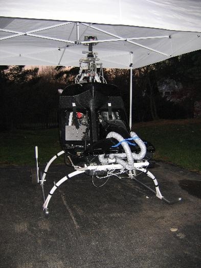 Out in the driveway!