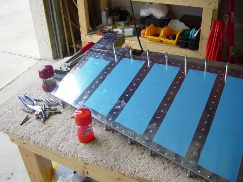 Trailing edge clecoed