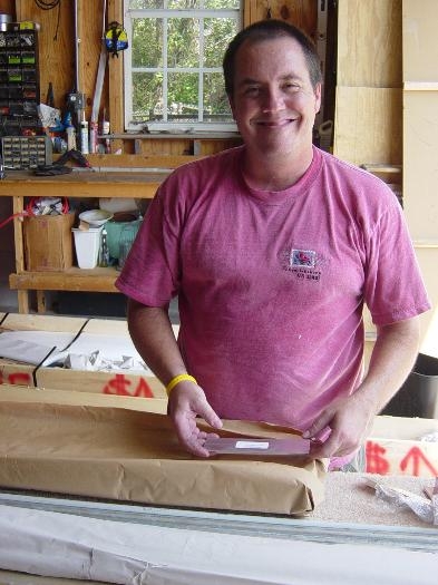 Ole buddy Mark helping with the lifting and inventory.