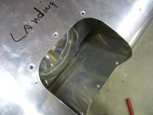 Hole in Left leading edge