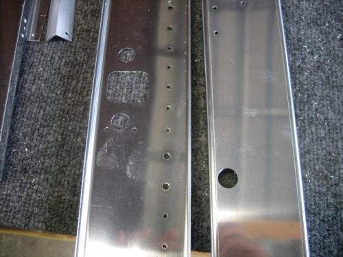 Drilled conduit holes