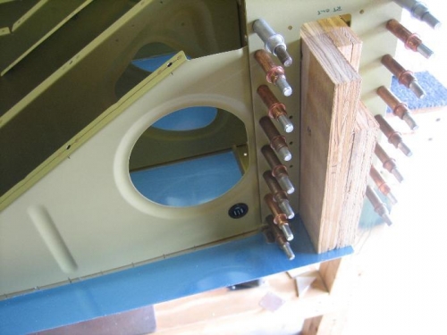 Outboard seat rib match drilled