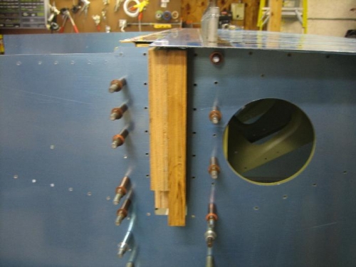 Wood plug to use as spacer