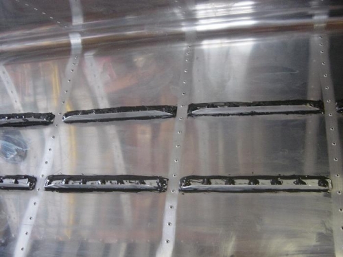 Left Tank stiffeners