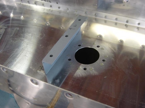 Tank float attach hole in 2nd bay