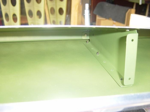 Inside of Flap showing the riveted to the mini spar