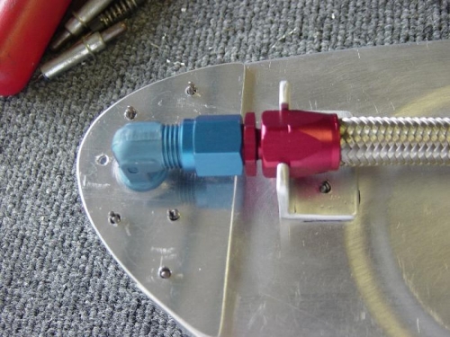 Flop tube with support bracket