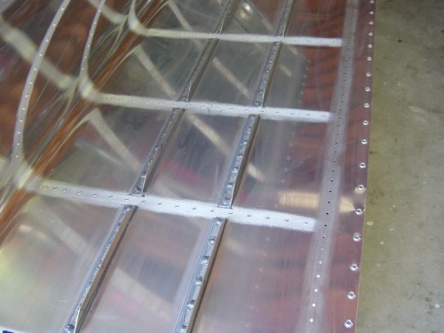 stiffeners installed and clean