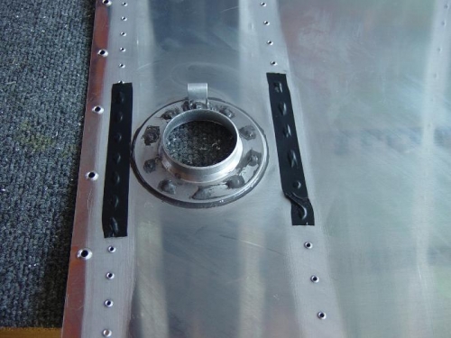 filler ring with vent line bracket