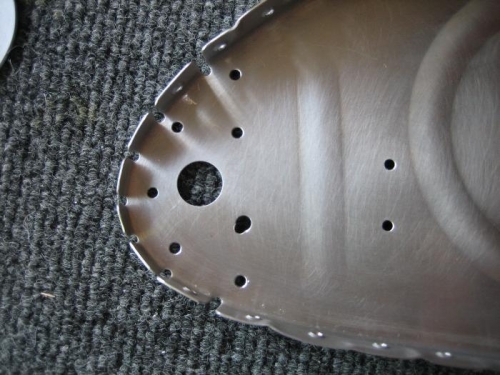 Who would think I would hit the only alligning hole in the nose of the rib.