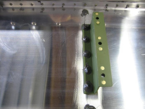 right Z bracket installed and sealed.