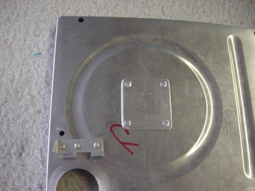 Patch for second rib lightening hole