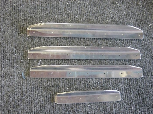 Tank stiffeners cut and deburred