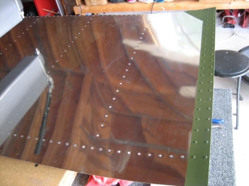 Skin dimpled and primed