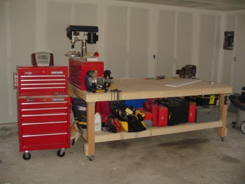Workbench and new airplane tool kit