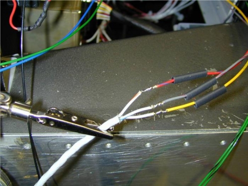 Fuel Lvl indicator leads soldered