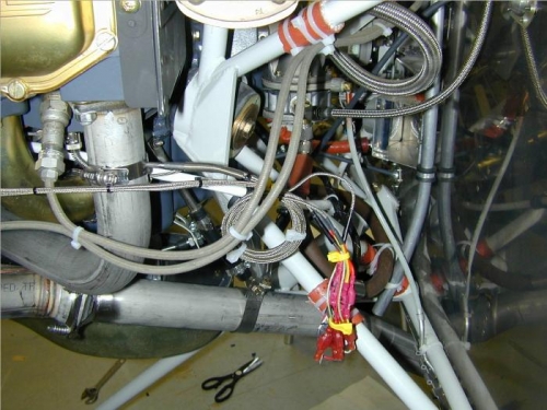 Lt side engine wiring harnesses