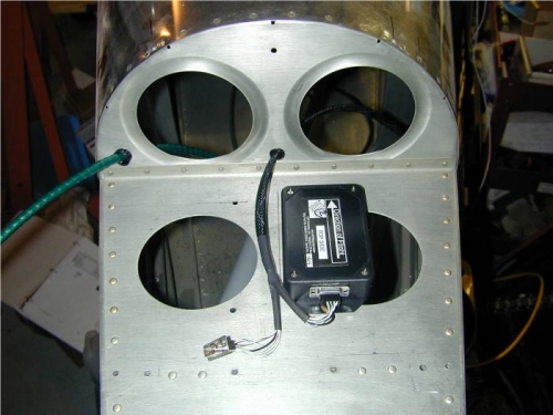 EFIS Magnetometer mounted in tail