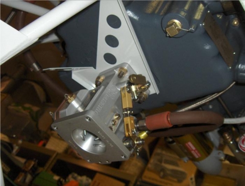 Throttle/Mixture bracket mounted