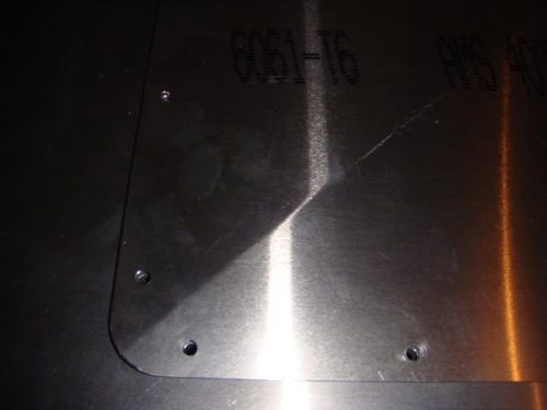 holes lined up perfectly.