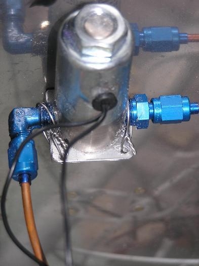 Safety wired primer solenoid