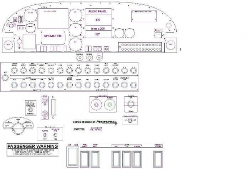 Final CAD drawing panel for 417CT