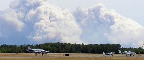 Largest forest fire in GA history