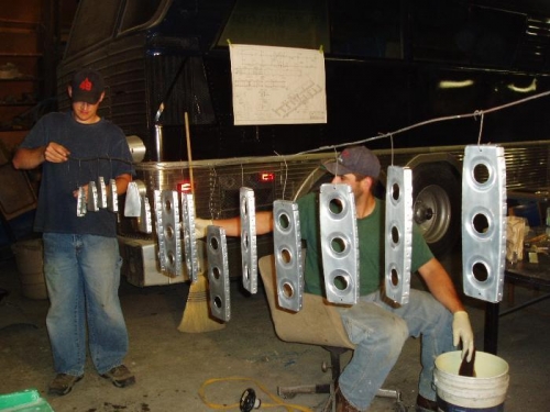 Aluminum prepping ribs