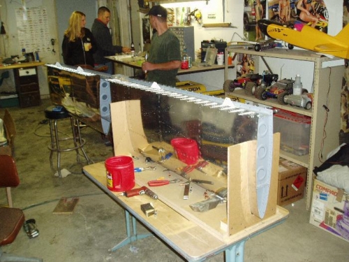 Squeezing the final rivets