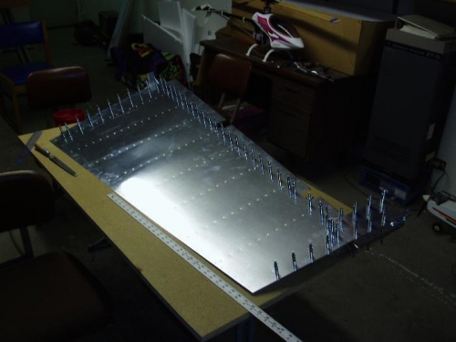 one rudder ready for deburring