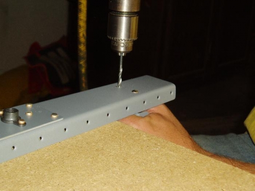 the first improperly set rivet gets drilled